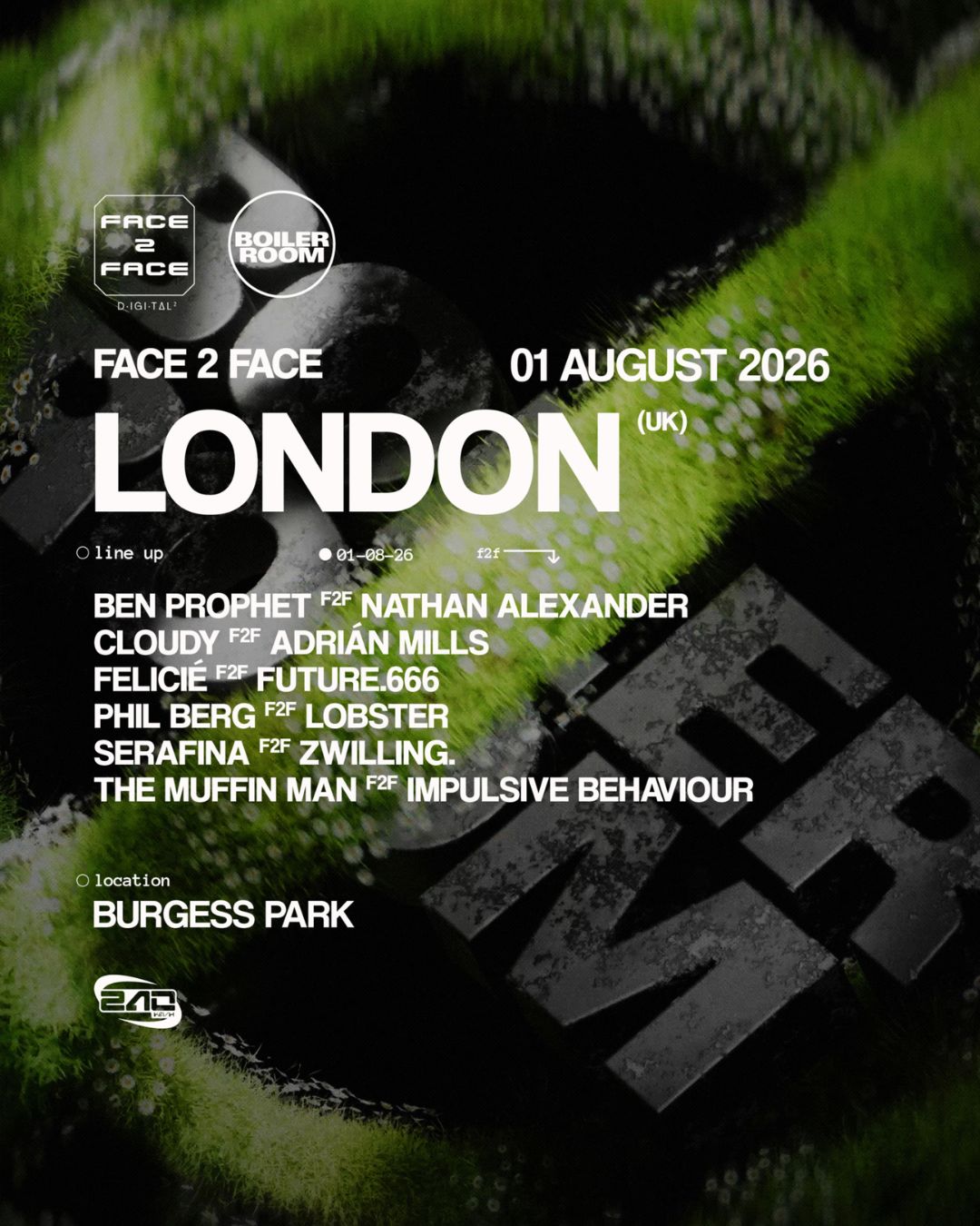 1 AUGUST 2026, LONDON BOILER ROOM
